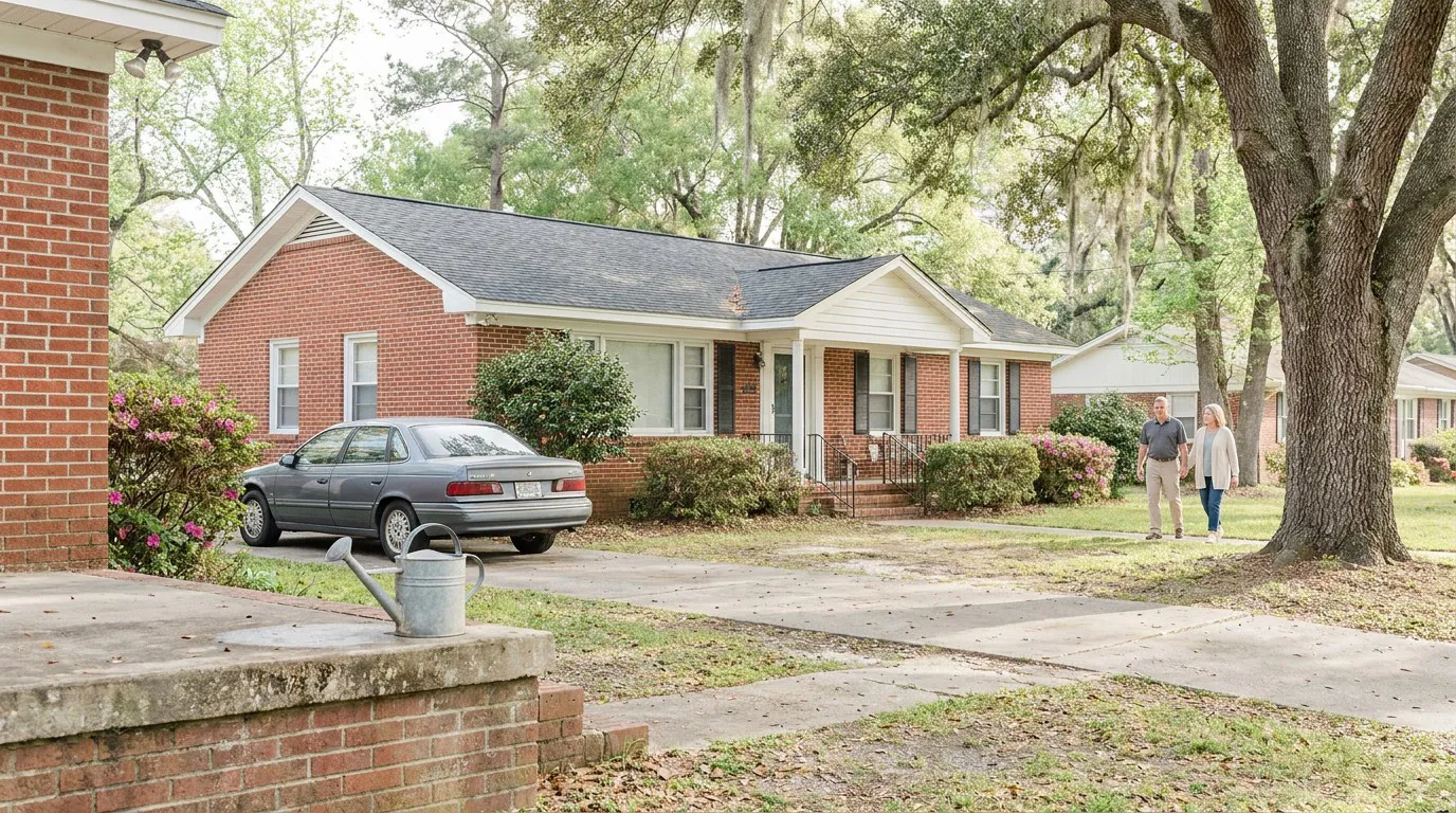 A family home on a quiet South Carolina street
